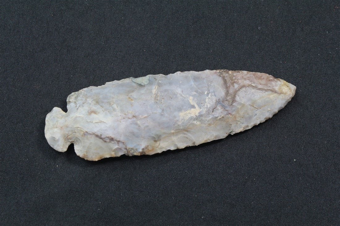 Dovetail: 6 1/4" x 2". Burlington, Ohio.