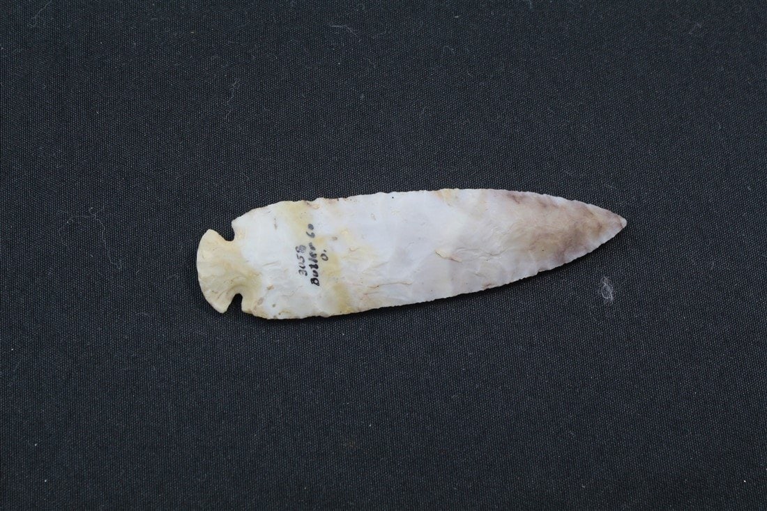 Dovetail: 5" x 1 3/8". Butler County, Ohio.