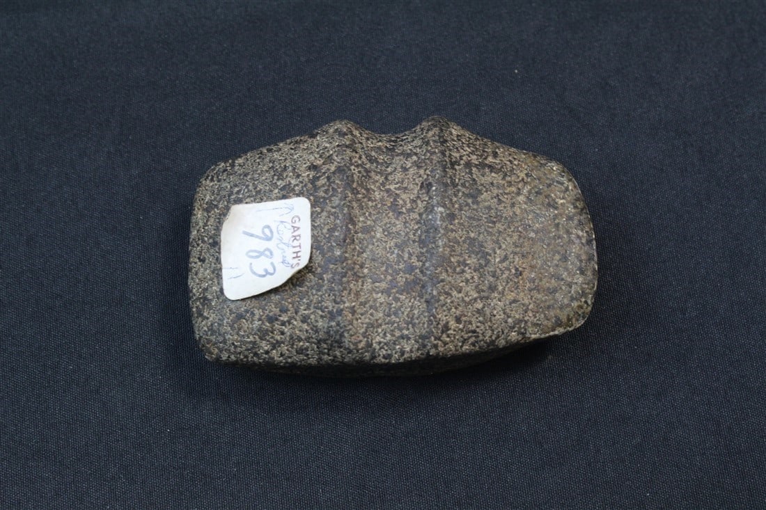 3/4 Groove Double Bitted Axe: 4 1/2" x 2 1/4". Restored to 1 bit.