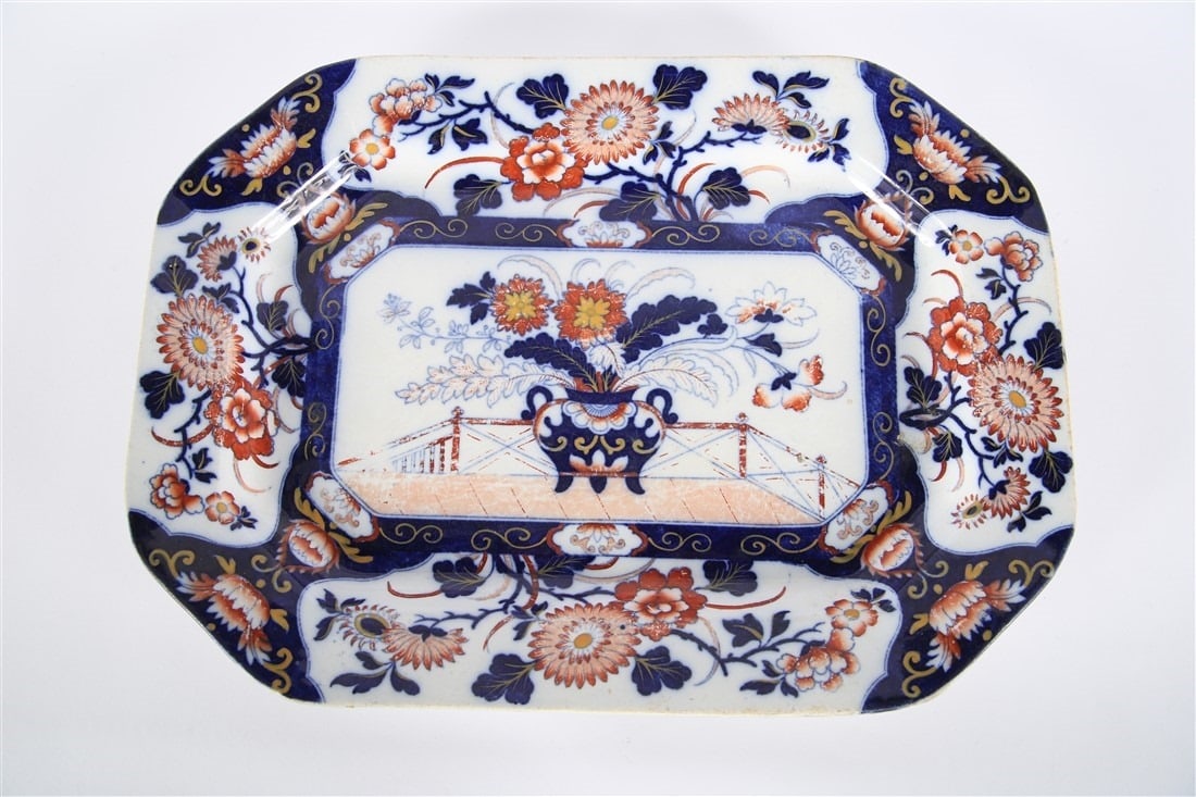 Real Ironstone China Platter (1 of 2)