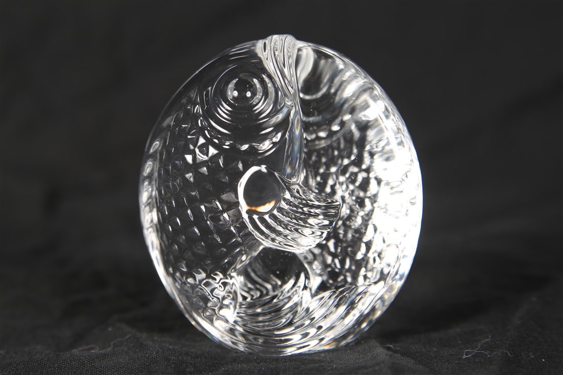 Steuben, "Pisces" Hand Cooler (1 of 3)