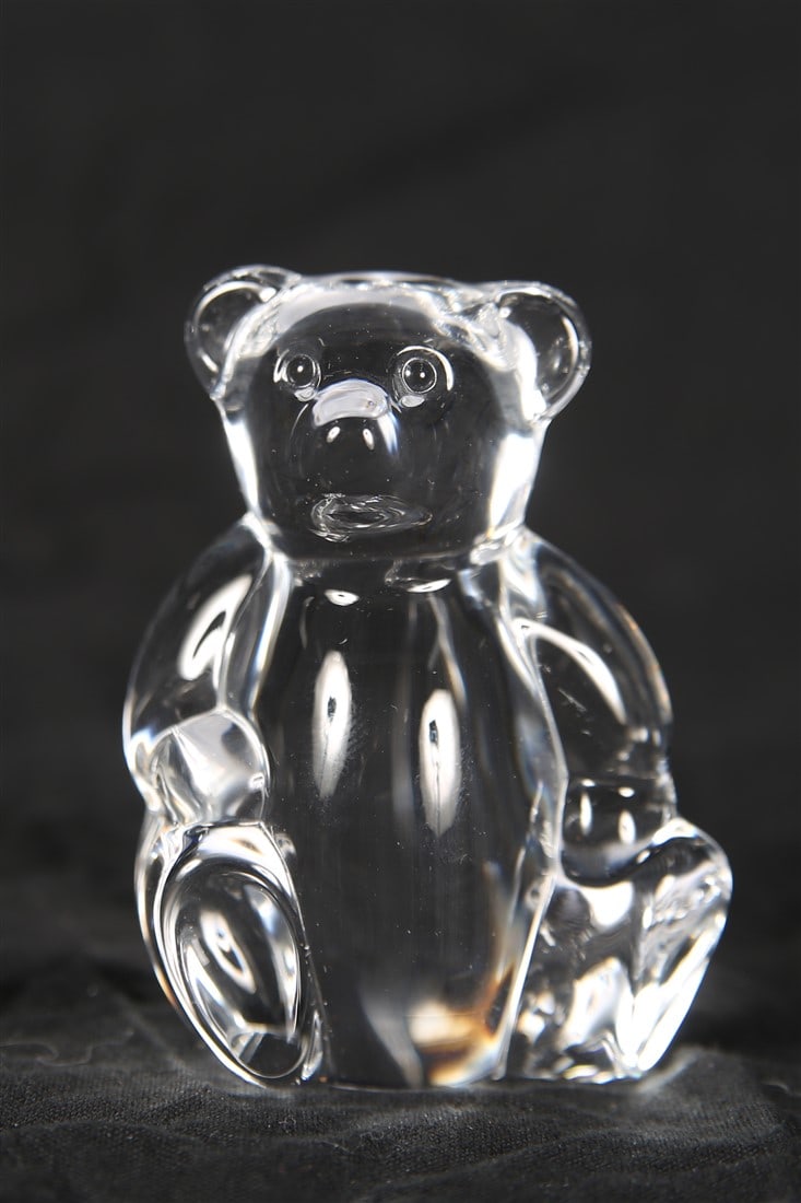 Steuben, "Teddy Bear" Hand Cooler (1 of 3)