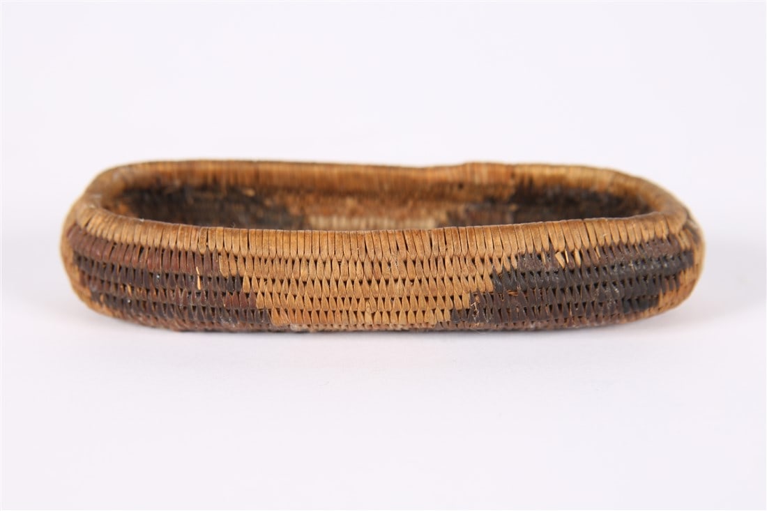 Native American Ponca Miniature Basket, c. 1900 (1 of 3)