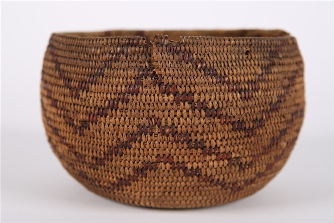Native American Basket Bowl, Attrib. Cahuilla (1 of 5)