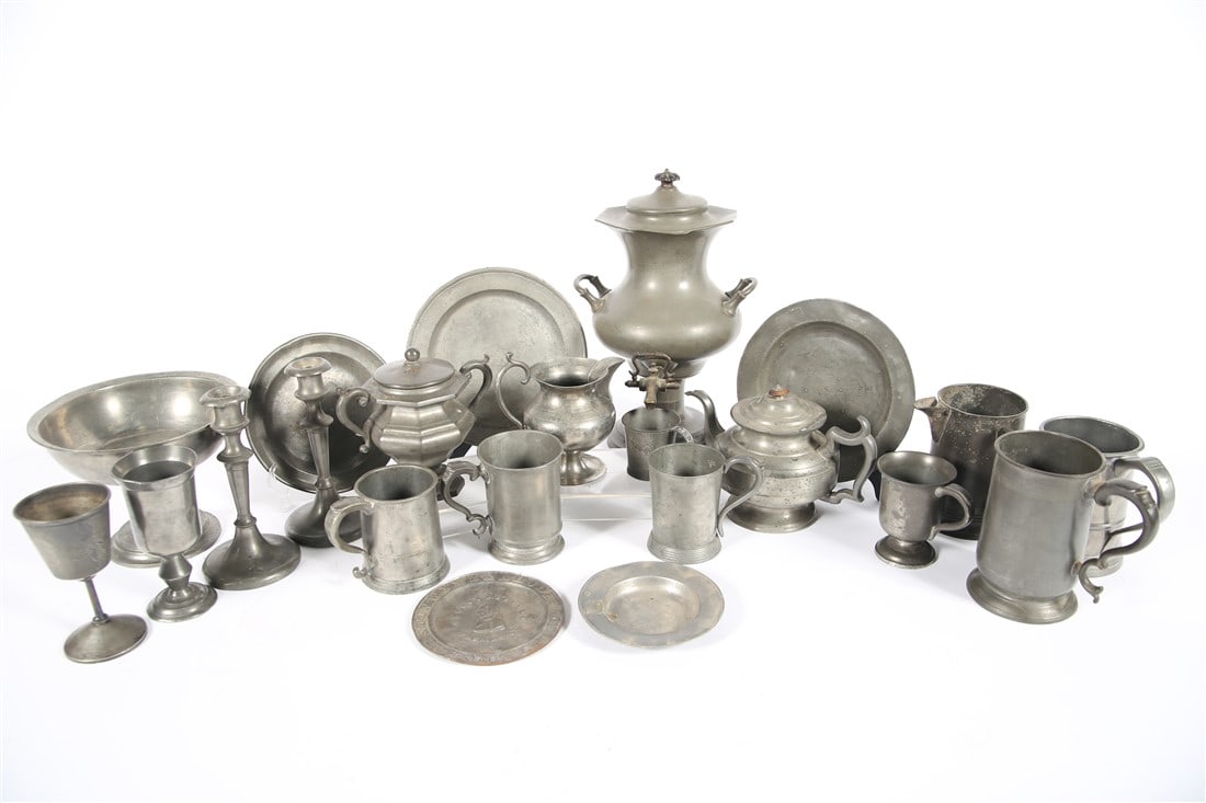 Assorted Pewter Ware Collection (1 of 10)