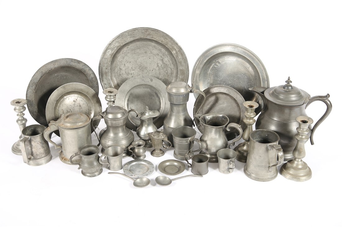 Assorted Pewter Ware Collection (1 of 9)