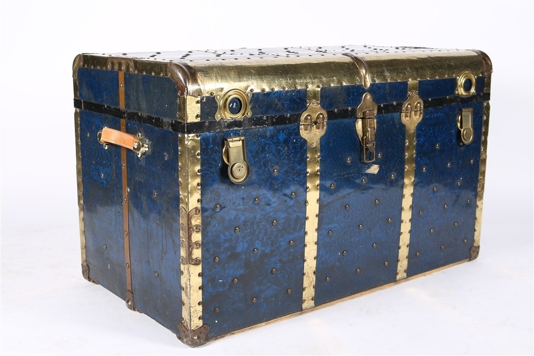 Brass Steamer Trunk (1 of 7)