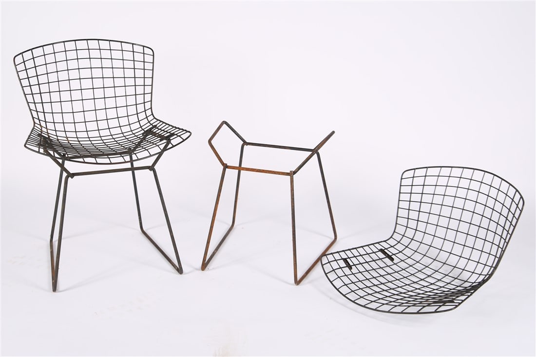 Harry Bertoia for Knoll, Two Wire Side Chairs (1 of 4)