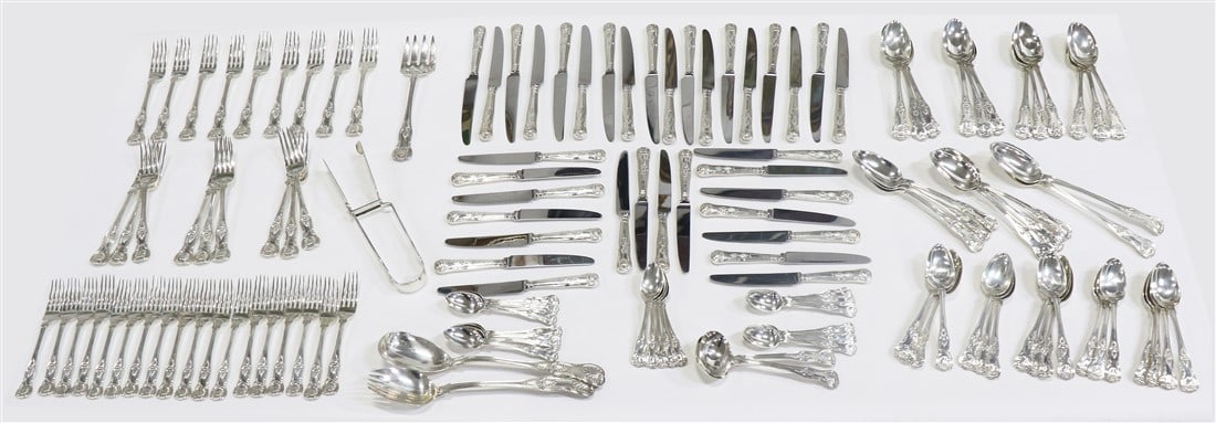 Georgian Sterling Queens Pattern Silverware (1 of 4)