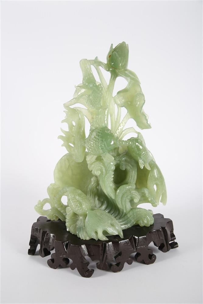 Carved Fish and Seaweed Sculpture (1 of 5)