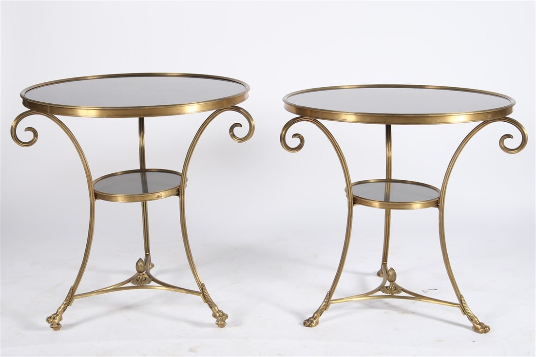 Pair of Contemporary French Gueridon Tables (1 of 10)