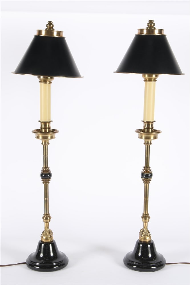 Chapman, Pair of Ball and Claw Table Lamps (1 of 5)