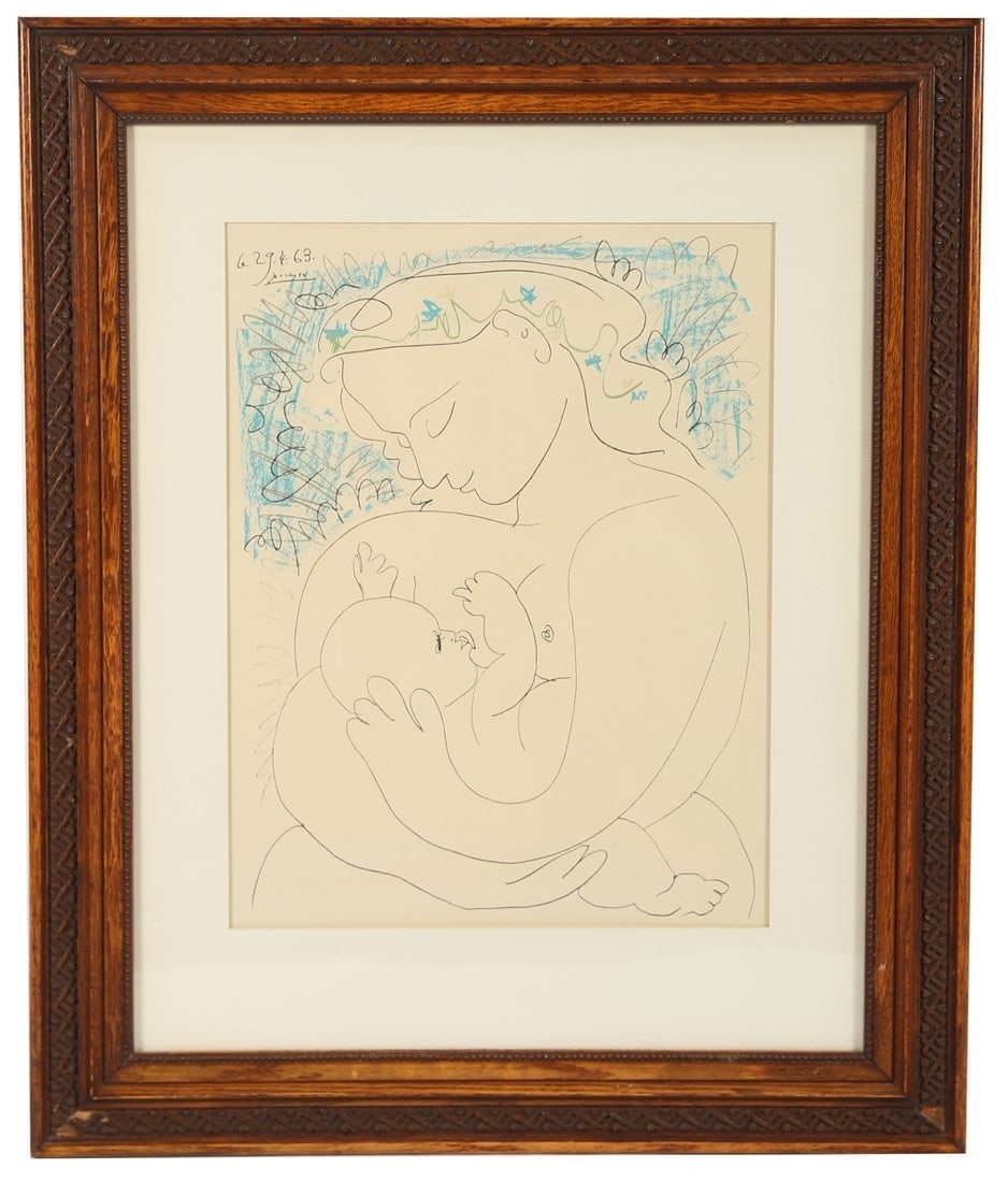 Pablo Picasso, "Grande Maternite" Lithograph (1 of 4)
