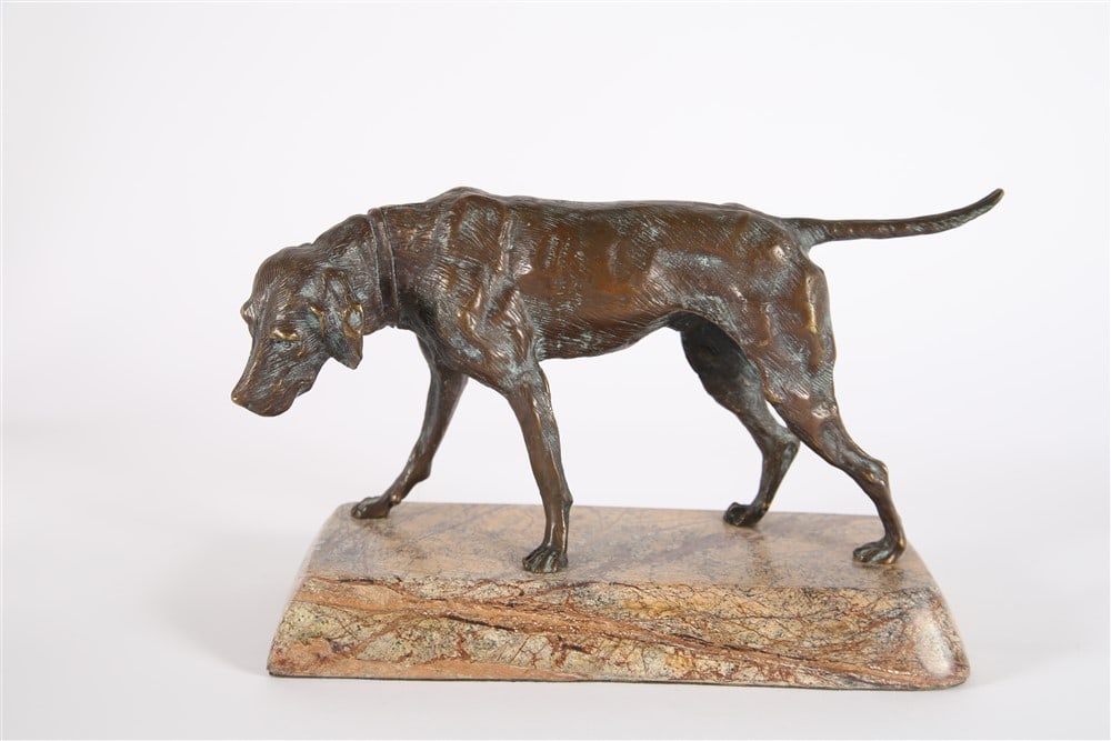 Theodore and Alexander, Bronze Dog Sculpture (1 of 2)