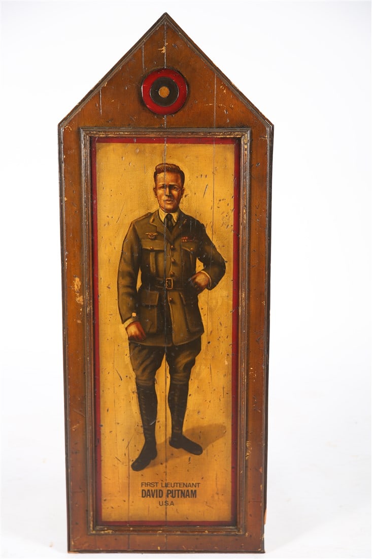 "Putnam / Voss" Painted WWI Aviator Panels (1 of 2)