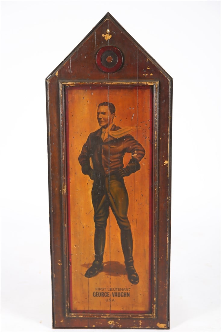 "Vaughn / Fonck" Painted WWI Aviator Panels (1 of 2)