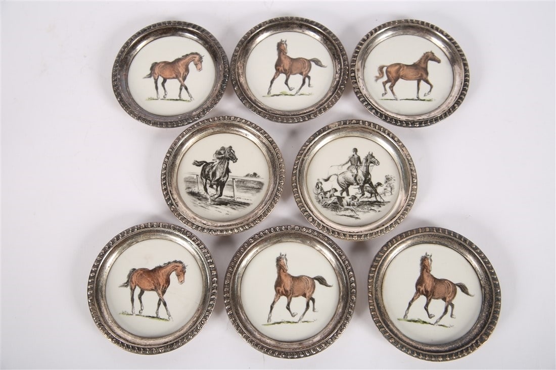 Sam Savitt for Frank M. Whiting, Horse Coasters (1 of 5)