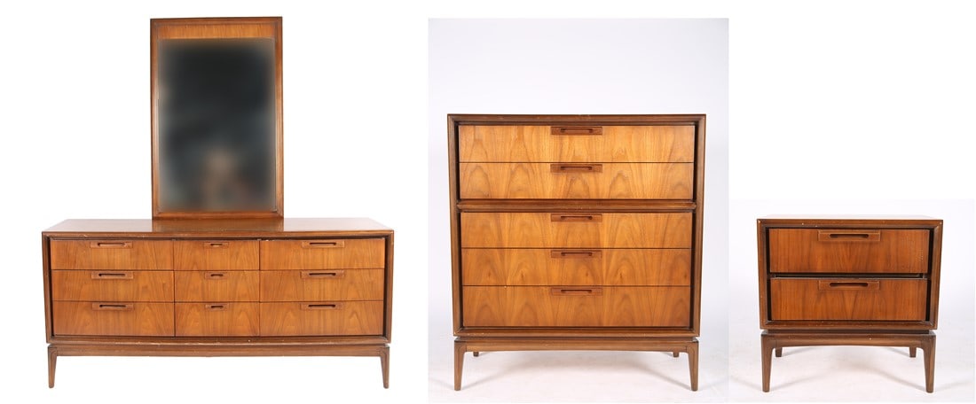 United Furniture Co., Mid-Century Bedroom Set (1 of 8)