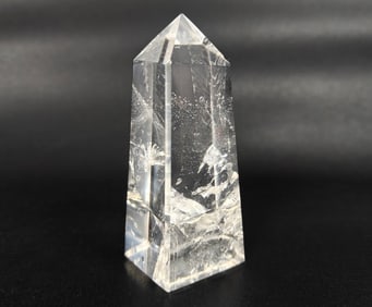 Brazilian Quartz Crystal - Clear Obelisk
