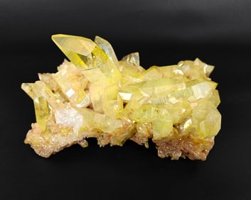 Treated Brazilian Yellow Quartz Cluster 685g
