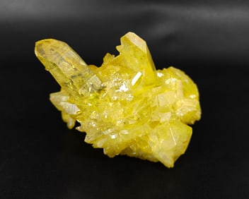 Treated Brazilian Yellow Quartz Cluster 297g
