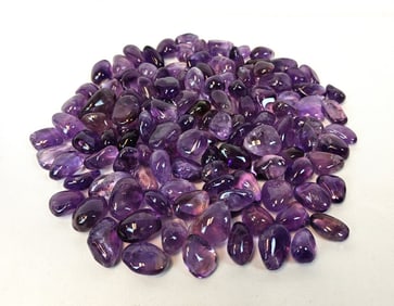 Tumbled Purple Amethyst Stones - 893g