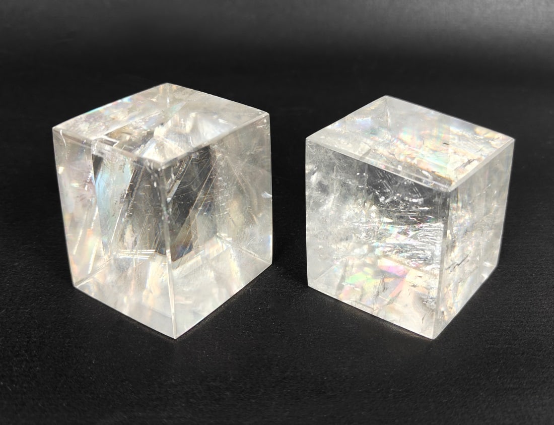 Two Optical Calcite Stones - 205g (1 of 10)