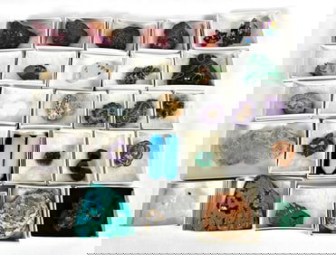 Twenty-Seven Various Mineral Samples