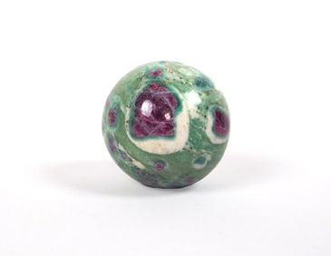 Polished Ruby Fuchsite Sphere - 201g