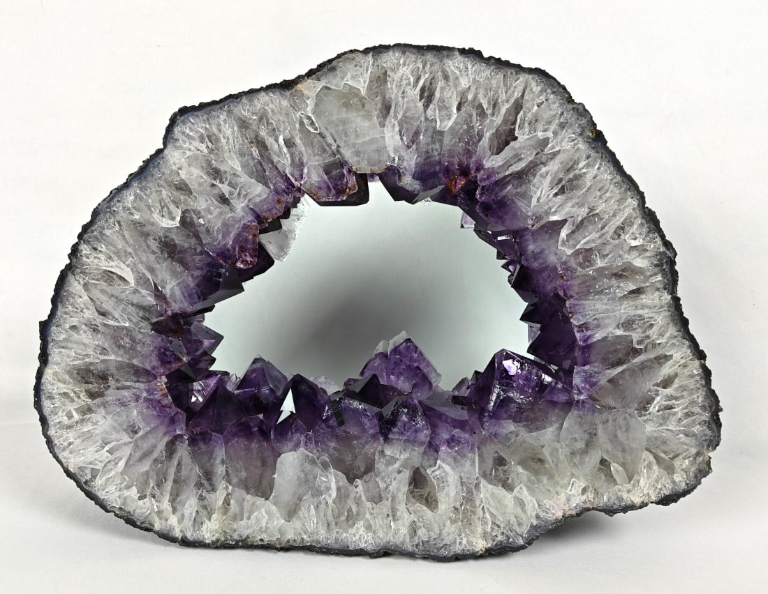 Natural Polished Amethyst Geode Slice - 15lbs. (1 of 8)