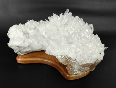 Clear Quartz Specimen w/ Custom Stand - 2.27kg