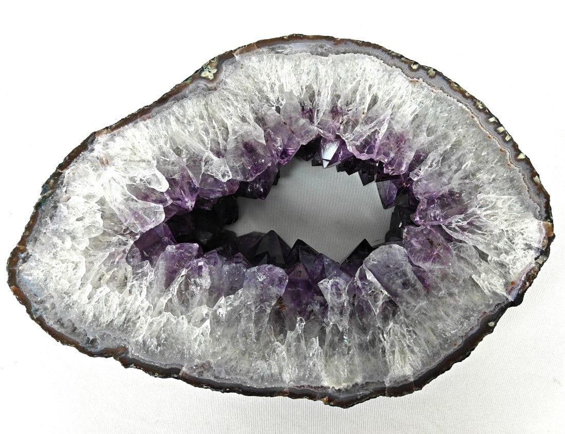 Natural Polished Amethyst Geode Slice - 3.4 kg (1 of 9)