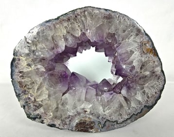 Natural Polished Amethyst Geode Slice - 4.88 kg