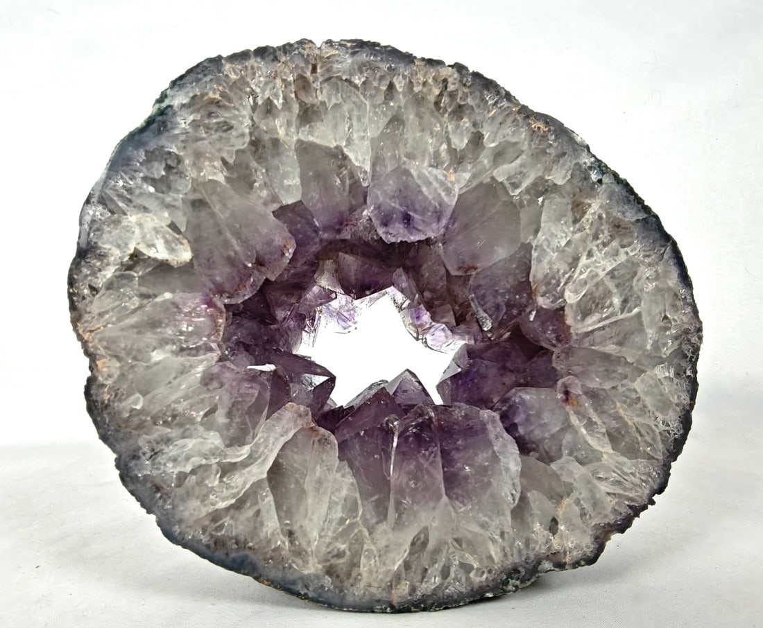 Natural Polished Amethyst Geode Slice - 2.50kg (1 of 6)
