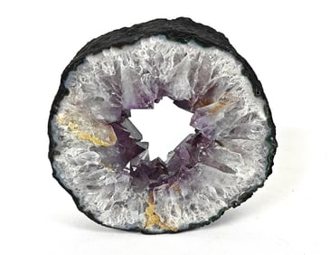Natural Polished Amethyst Geode Slice - 1.89 kg