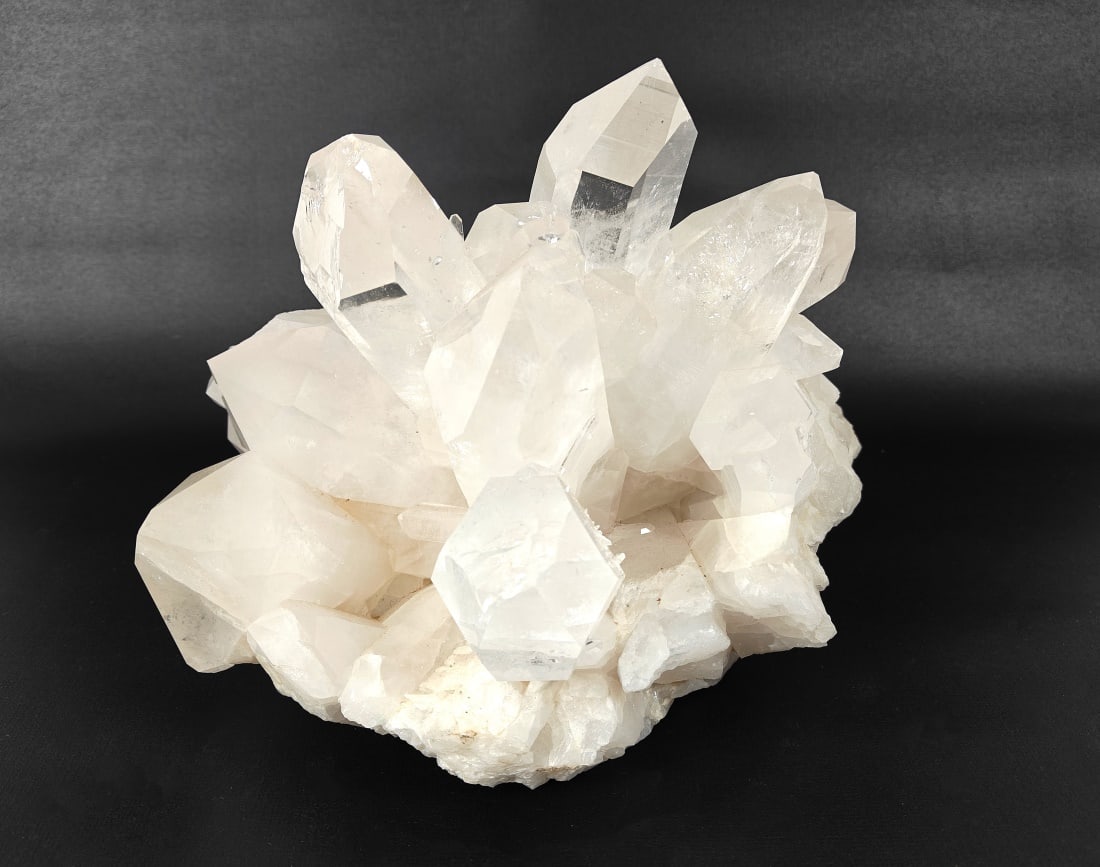 Large Natural White Quartz Cluster - 9.1 kg (1 of 8)