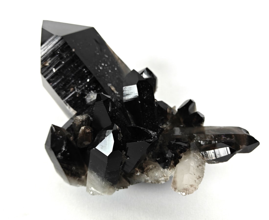 Natural Smokey Black Quartz Specimen - 1.8kg (1 of 9)