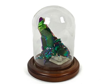 Titanium Quartz Specimen w/ Display Stand - 71g