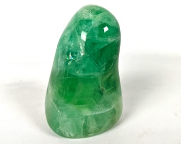 Polished Standing Green Fluorite - 733g