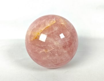 Natural Pink Rose Quartz Polished Sphere - 2.08kg