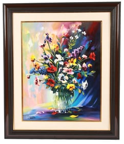 C. Lequel, Oil on Canvas Still Life