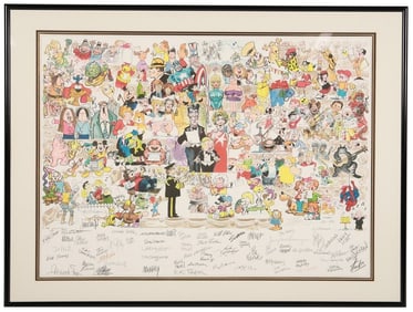 Voice for Children "Cartoon Jam" Signed Print