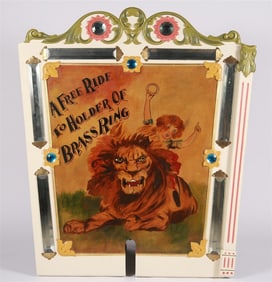 Herschell-Spillman, "Brass Ring" Carousel Panel