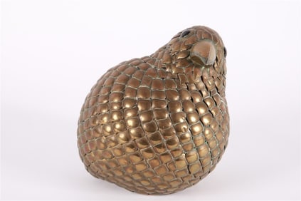 Sergio Bustamante, Round Brass Bird