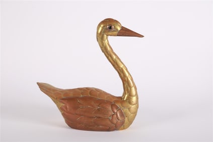Sergio Bustamante, Welded Brass and Copper Swan