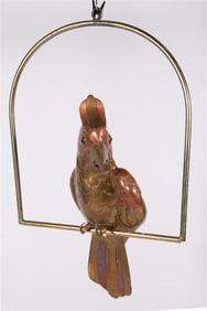 Sergio Bustamante, Copper/Brass Med Cockatiel