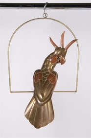 Sergio Bustamante, Small Brass/Copper Cockatiel