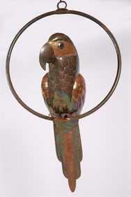 Sergio Bustamante, Metal Iridescent Parrot