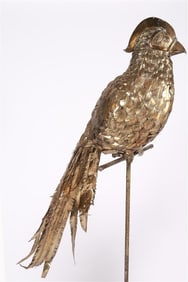 Sergio Bustamante, Large Feathered Bird on Perch