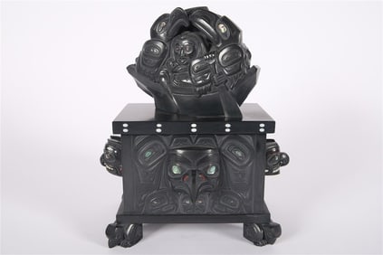 Christian White, "Sky Chief's Box" Argillite Box